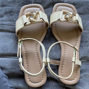 Aerosoles tan sandals